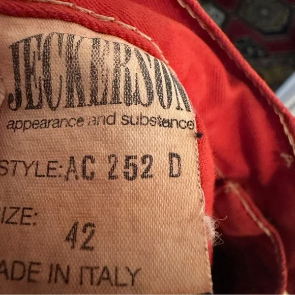 Jeckerson Limited Edition Patriotic Jeans-very cool and very patriotic! Size 42 - Picture 6 of 7